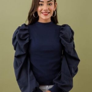 Stylish Cool Puff Sleeves Top